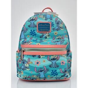✨ Loungefly Disney Parks 🌺 Stitch & Scrump Mini Backpack 🎒 NWT Exclusive